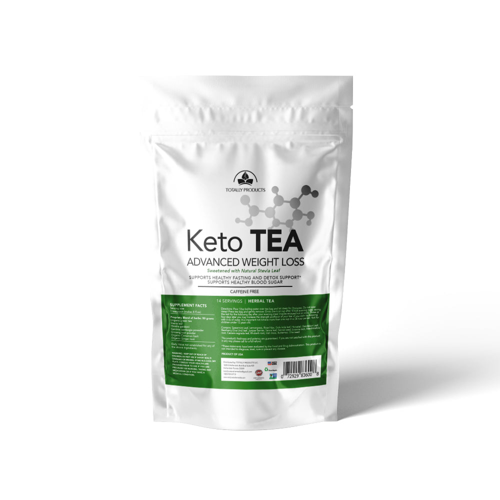 Keto Tea for Fasting Caffeine Free Weight Management Naturally Sweetened Blend Image 1