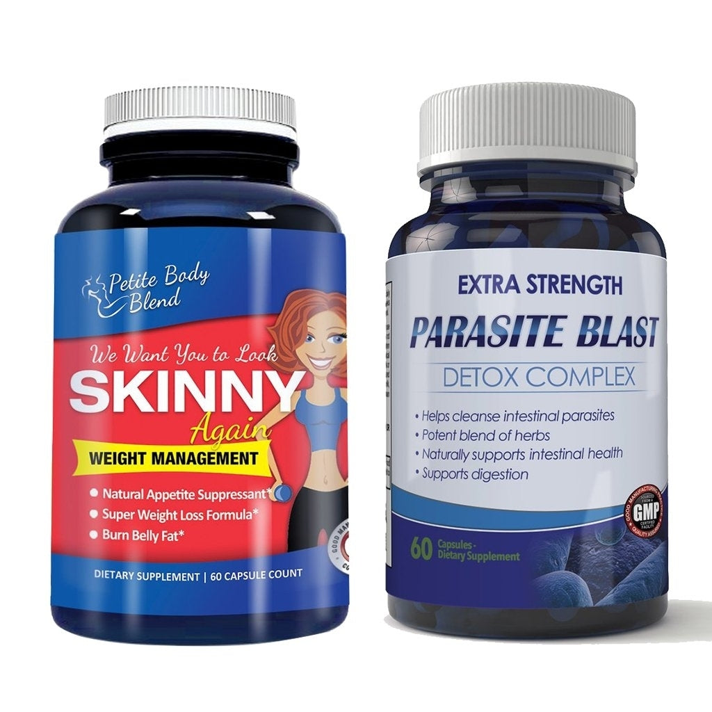 Skinny Again Parasite Blast Combo Pack Weight Loss Detox Supplement 9 Ingredients Image 1