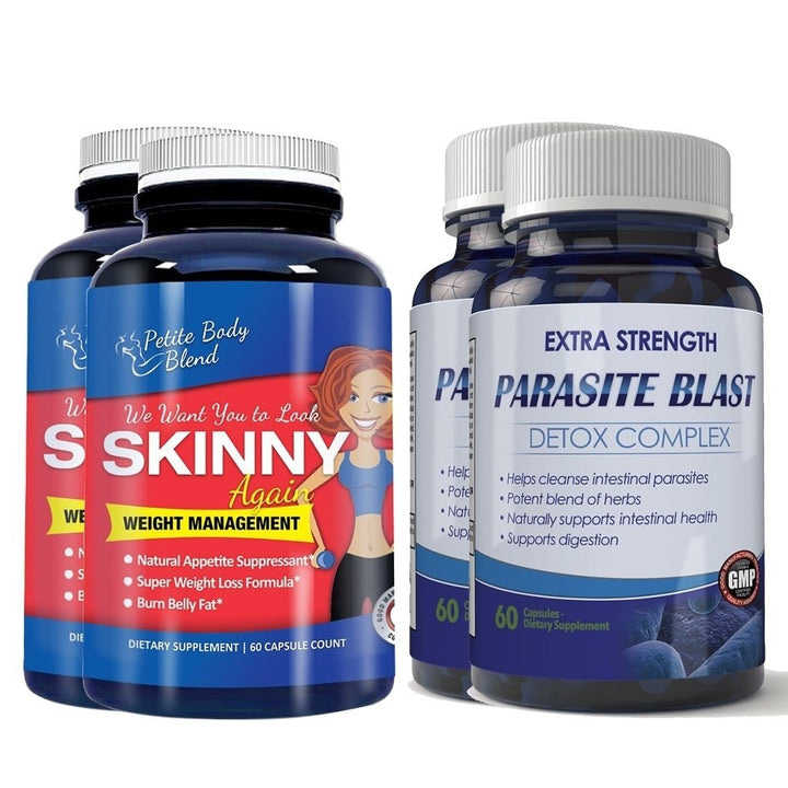 Skinny Again Parasite Blast Combo Pack Weight Loss Detox Supplement 9 Ingredients Image 2