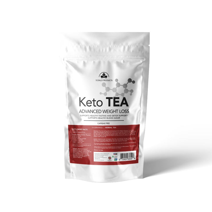 Keto Tea Powder Caffeine Free for Fasting Weight Management Unsweetened Detox Image 1