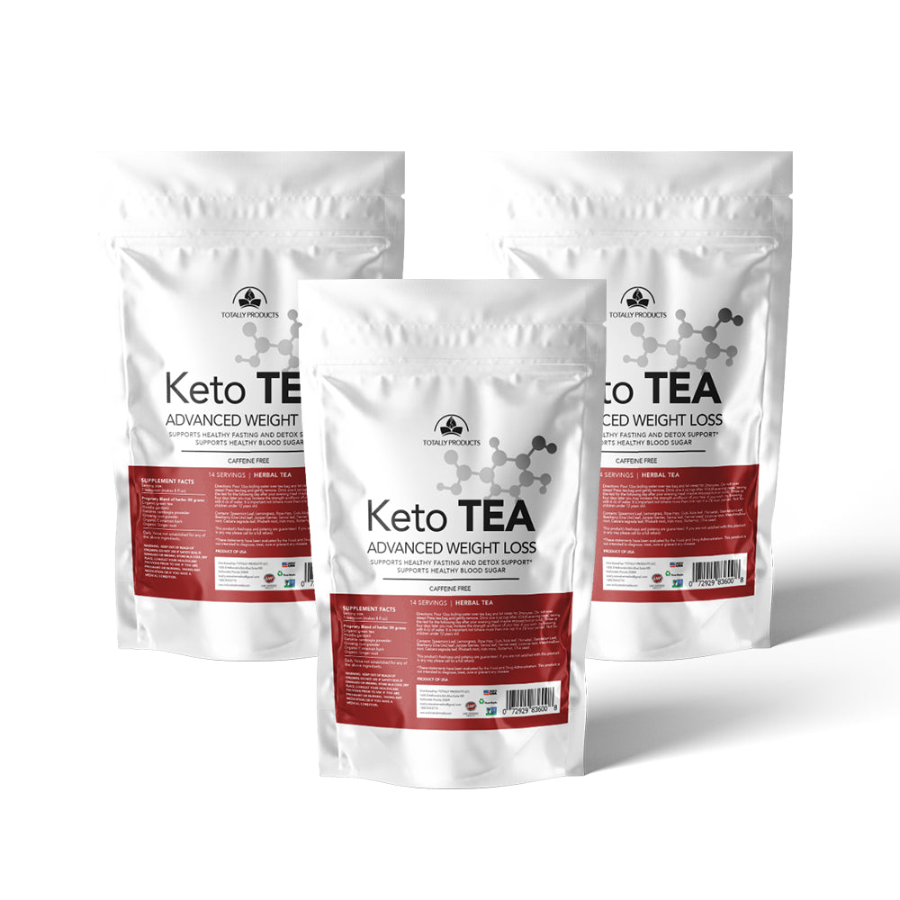 Keto Tea Powder Caffeine Free for Fasting Weight Management Unsweetened Detox Image 4