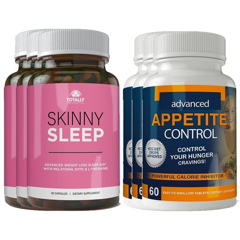 Skinny Sleep Appetite Control Combo Pack Natural Weight Loss Supplement Image 3