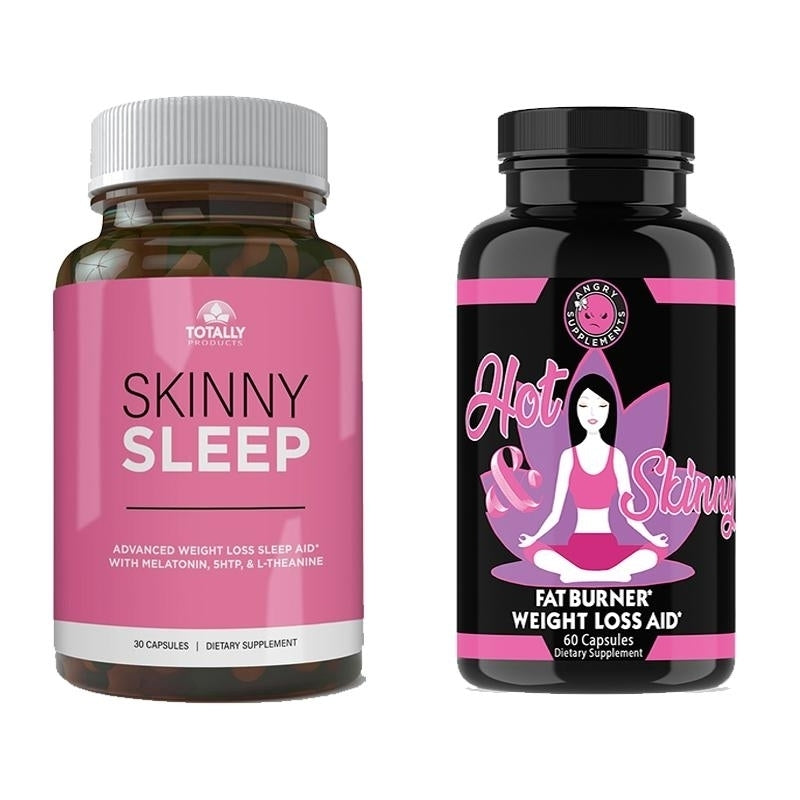 Skinny Sleep Hot and Skinny Weight Loss Combo Pack Thermogenic Fat Burner Image 1