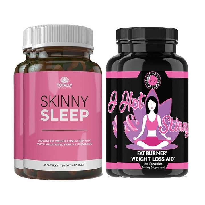 Skinny Sleep Hot and Skinny Weight Loss Combo Pack Thermogenic Fat Burner Image 2