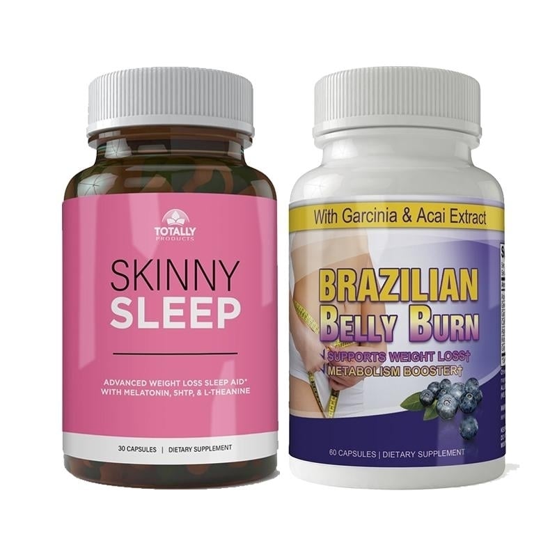 Skinny Sleep Brazilian Belly Burn Combo Pack Weight Loss Supplements 60 Capsules Image 1