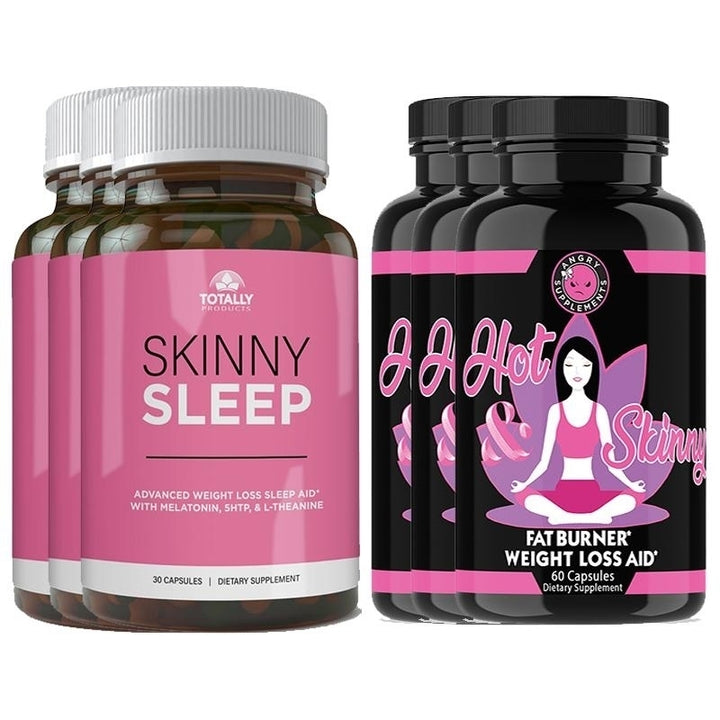 Skinny Sleep Hot and Skinny Weight Loss Combo Pack Thermogenic Fat Burner Image 3