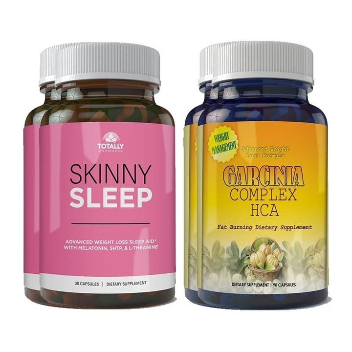 Skinny Sleep Garcinia HCA Complex Weight Loss Combo 90 Capsules Natural Aids Image 2