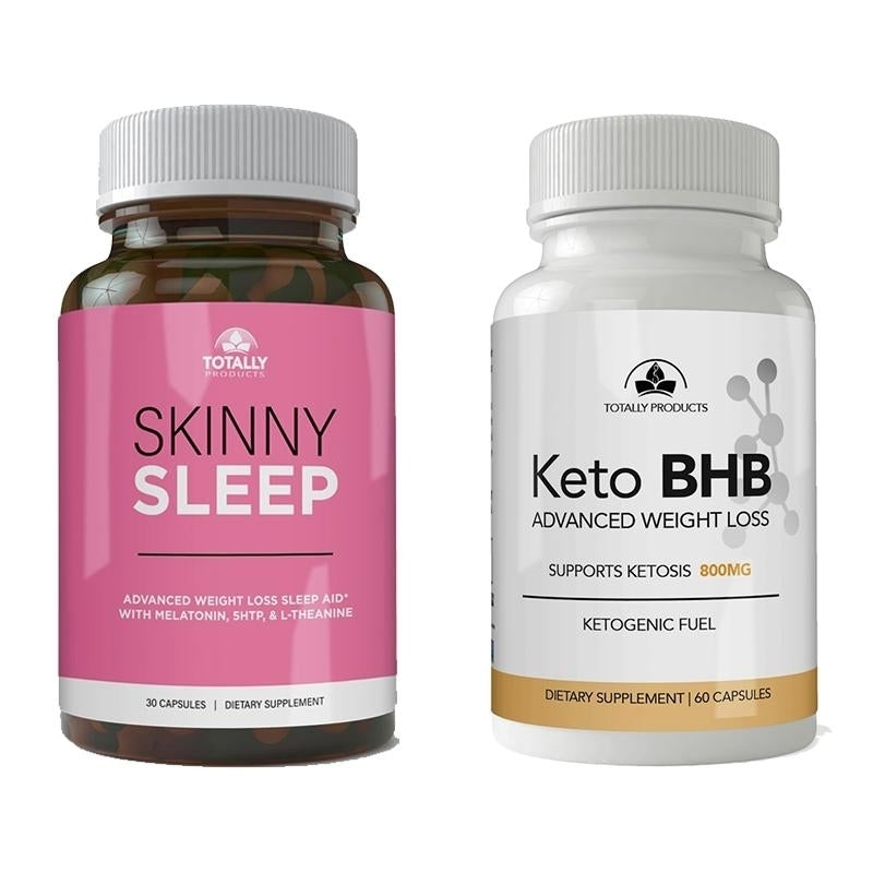 Skinny Sleep Keto BHB Combo Pack Supplements for Weight Loss and Energy Boost Image 1