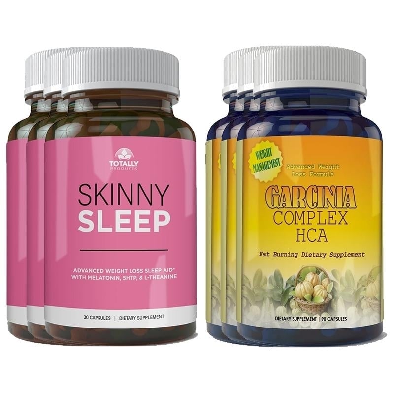 Skinny Sleep Garcinia HCA Complex Weight Loss Combo 90 Capsules Natural Aids Image 3