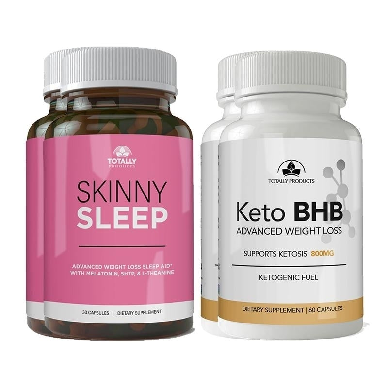 Skinny Sleep Keto BHB Combo Pack Supplements for Weight Loss and Energy Boost Image 3