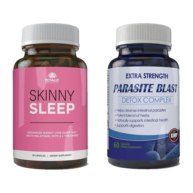 Skinny Sleep and Parasite Blast Combo Pack for Cravings Detox and Gut Health Image 1