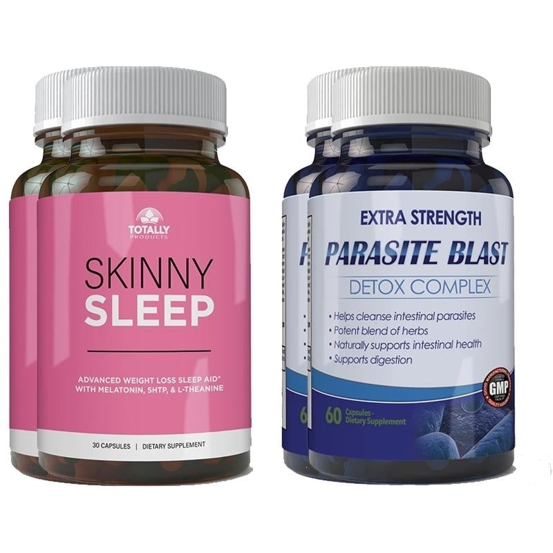 Skinny Sleep and Parasite Blast Combo Pack for Cravings Detox and Gut Health Image 2