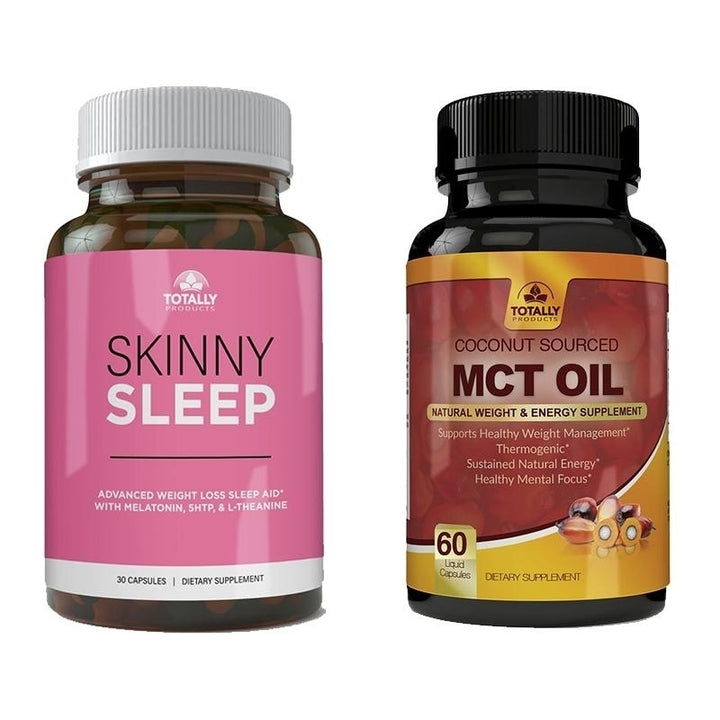 Skinny Sleep MCT Oil Combo Pack Magnesium Weight Loss Energy Support 16 oz Image 1