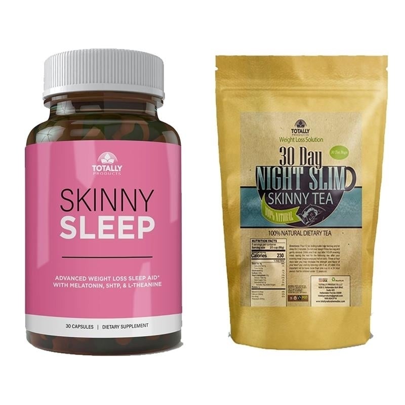 Skinny Sleep Night Slim Tea Combo Pack Metabolism Boosting Weight Loss Supplement Image 1