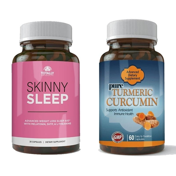 Skinny Sleep and Turmeric Curcumin Combo Pack Image 1