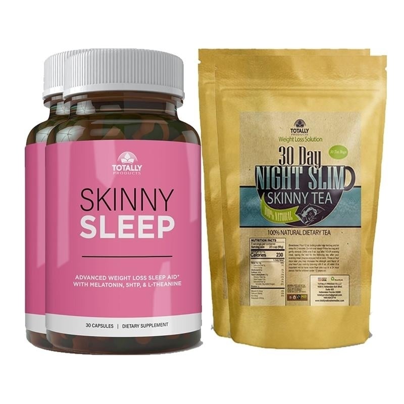 Skinny Sleep Night Slim Tea Combo Pack Metabolism Boosting Weight Loss Supplement Image 2