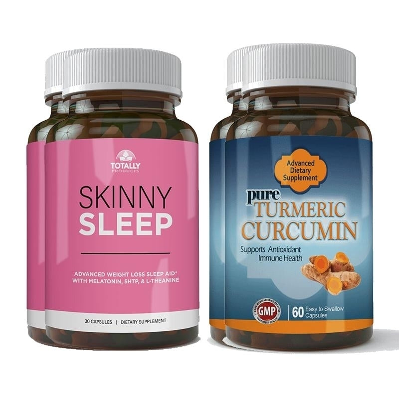 Skinny Sleep and Turmeric Curcumin Combo Pack Image 2