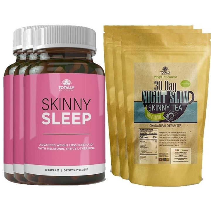 Skinny Sleep Night Slim Tea Combo Pack Metabolism Boosting Weight Loss Supplement Image 3