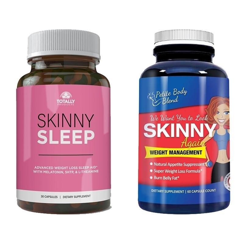 Skinny Sleep Skinny Again Weight Loss Combo Pack Appetite Suppressant Fat Burner Image 1