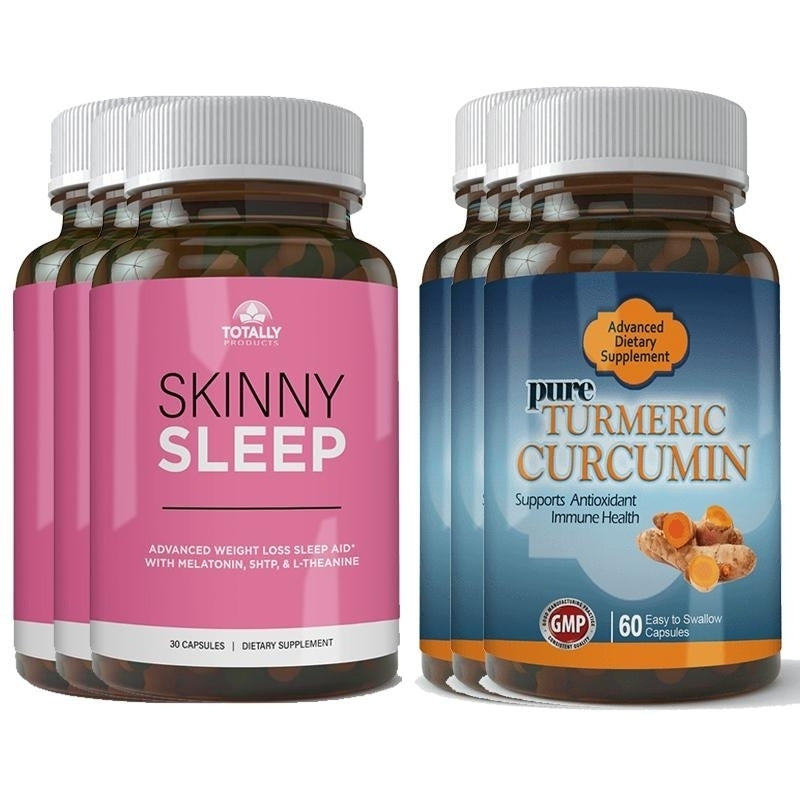 Skinny Sleep and Turmeric Curcumin Combo Pack Image 3