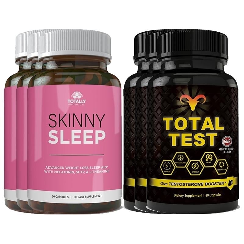 Skinny Sleep and Total Test Testosterone Booster Combo Max Results 30 Days Image 3