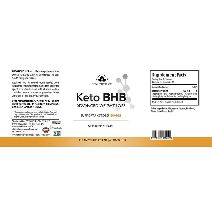 Total Test Testosterone Booster Keto BHB Combo 1500mg 30 Day Supply Image 7