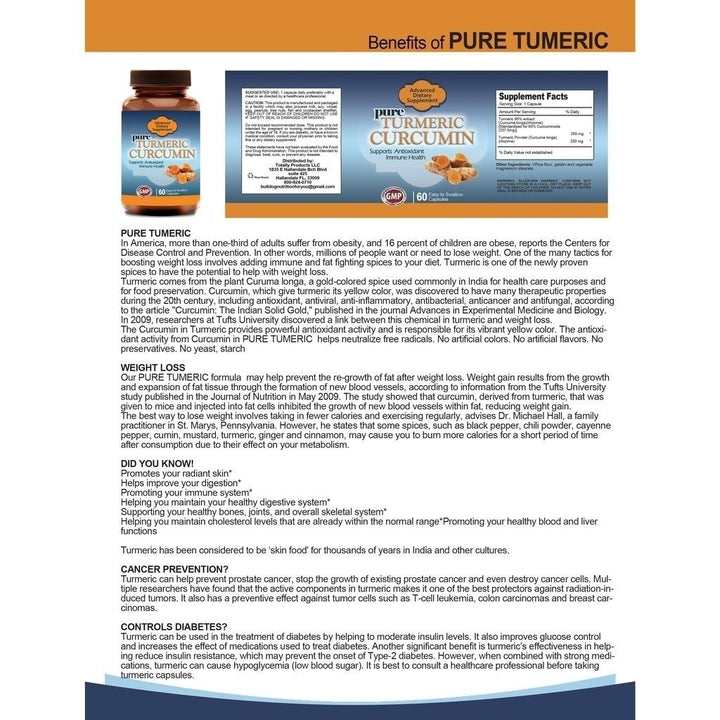 Total Test Testosterone Booster and Turmeric Curcumin Combo Pack Image 6