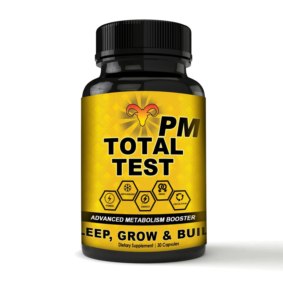 Total Test PM Combo Pack Testosterone Booster and Weight Loss Support 60 Caps Image 2