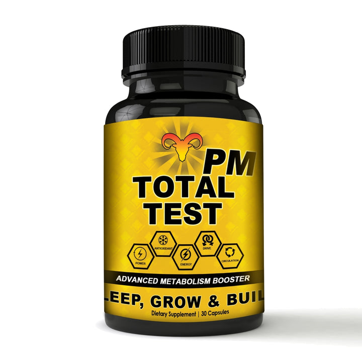 Total Test PM Combo Pack Testosterone Booster and Weight Loss Support 60 Caps Image 2