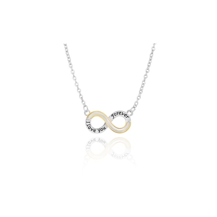 Forever Love Reversible Infinity Necklace Image 1