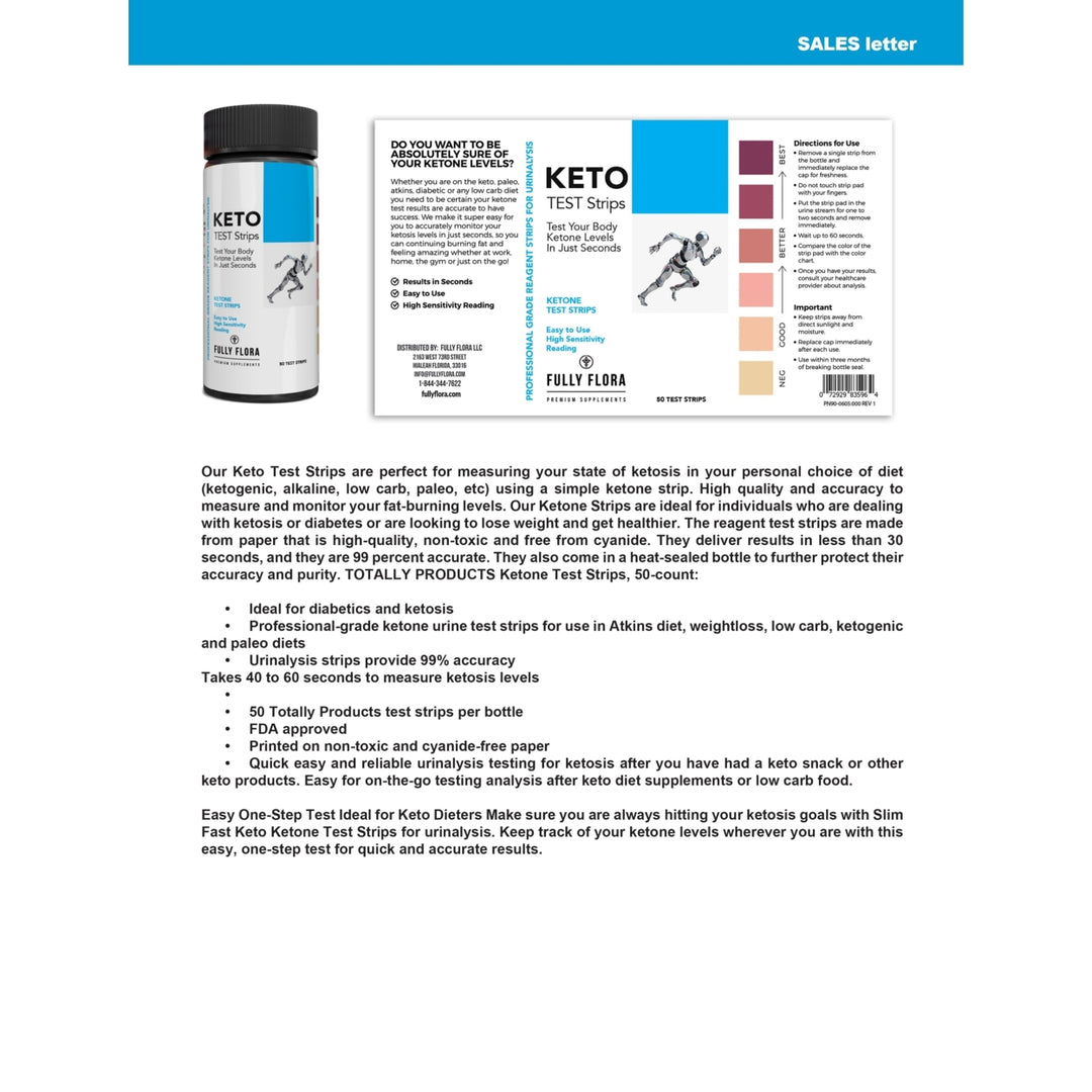 Ketone Strips for Keto Diet Image 2