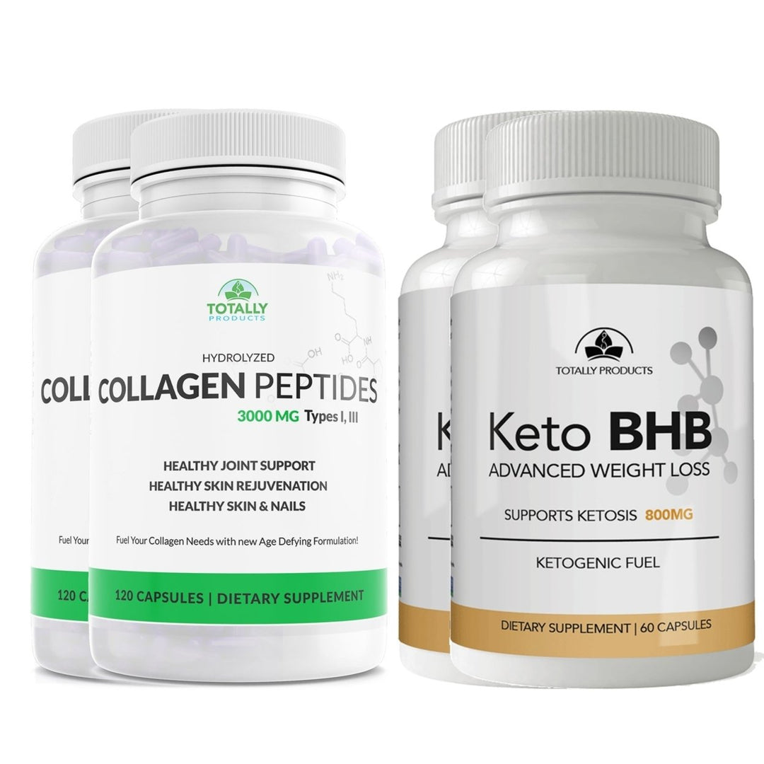 Hydrolized Collagen Peptides plus Keto BHB Combo Pack Image 8