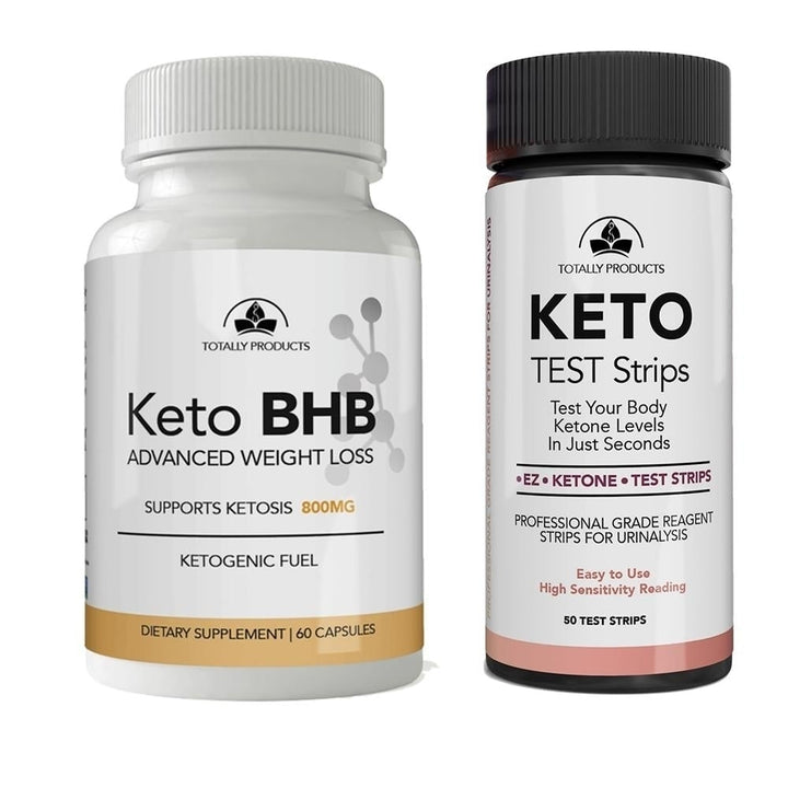 Totally Products Keto Strips and Keto BHB Combo Pack Image 1