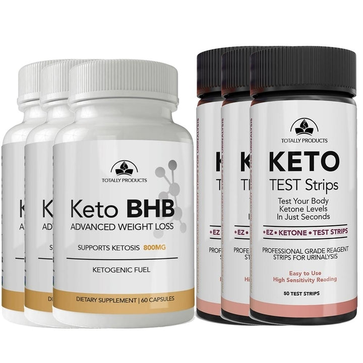 Totally Products Keto Strips and Keto BHB Combo Pack Image 3