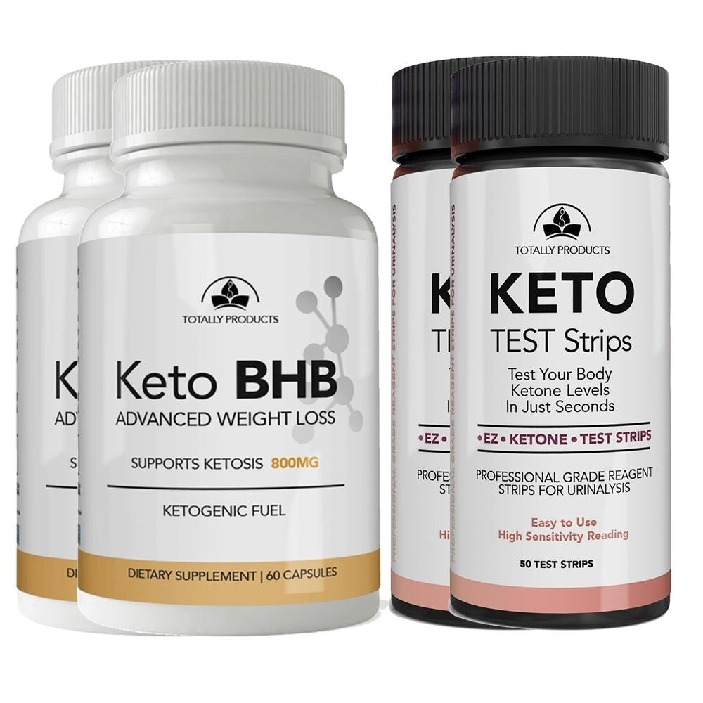 Totally Products Keto Strips and Keto BHB Combo Pack Image 4