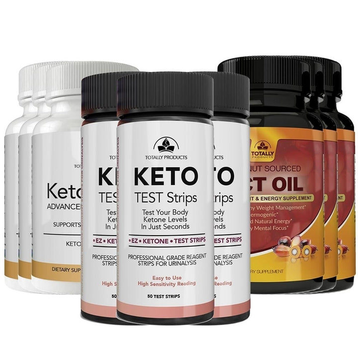 Totally Products Keto Strips and Keto BHB and MCT Oil Combo Pack Image 6