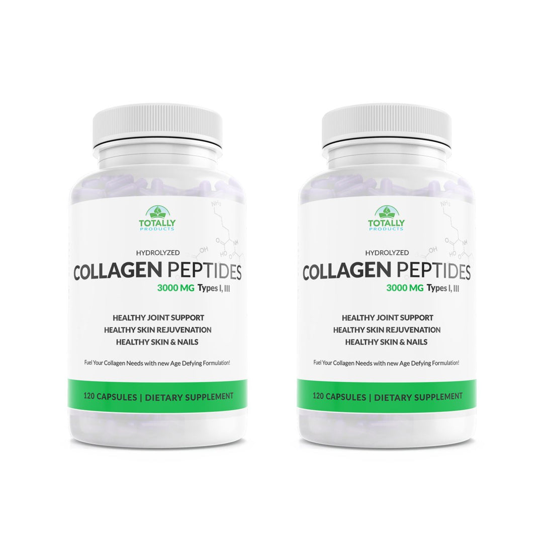 Hydrolyzed Collagen Peptides 750mg - Protein Powder (120 Capsules) Image 4