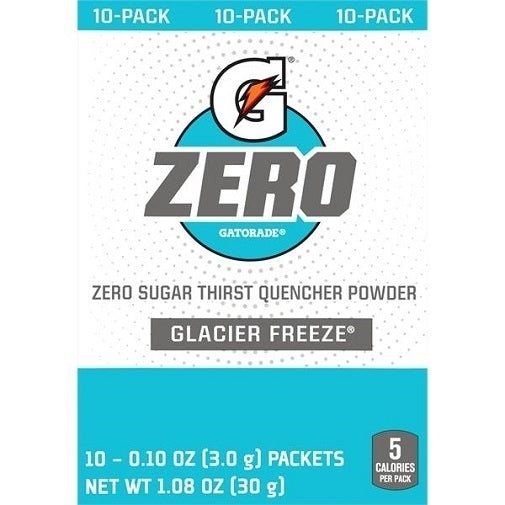 Gatorade Zero Glacier Freeze Singles Drink Mix 3 Pack Image 2