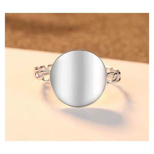 Simple fashion plain Fashion style lady ring Image 3