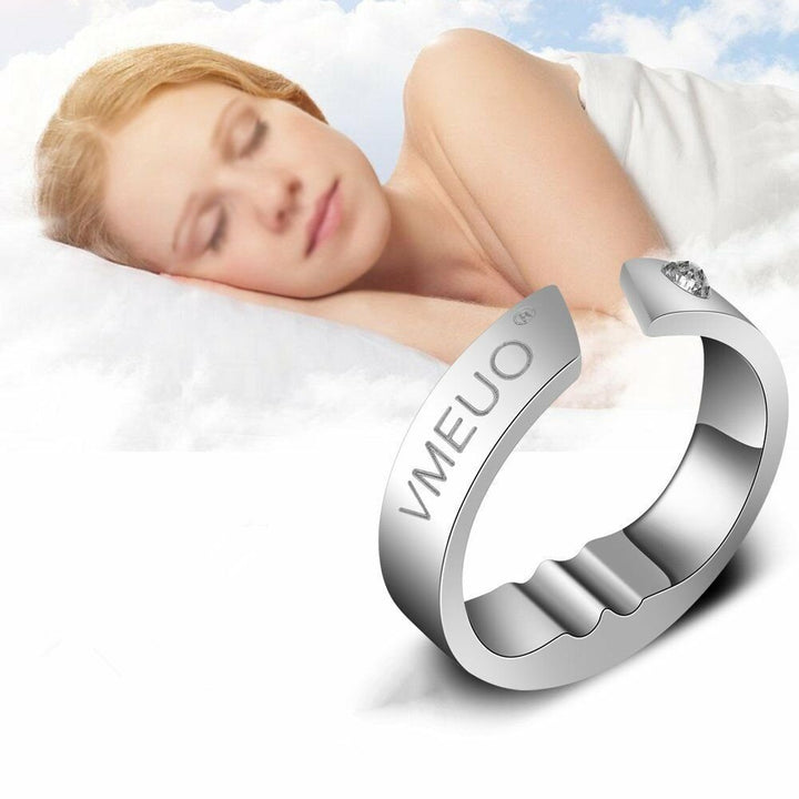 Anti Snore Ring Acupressure Apnea Sleeping Aid Stop Snoring Against Insomnia Image 1