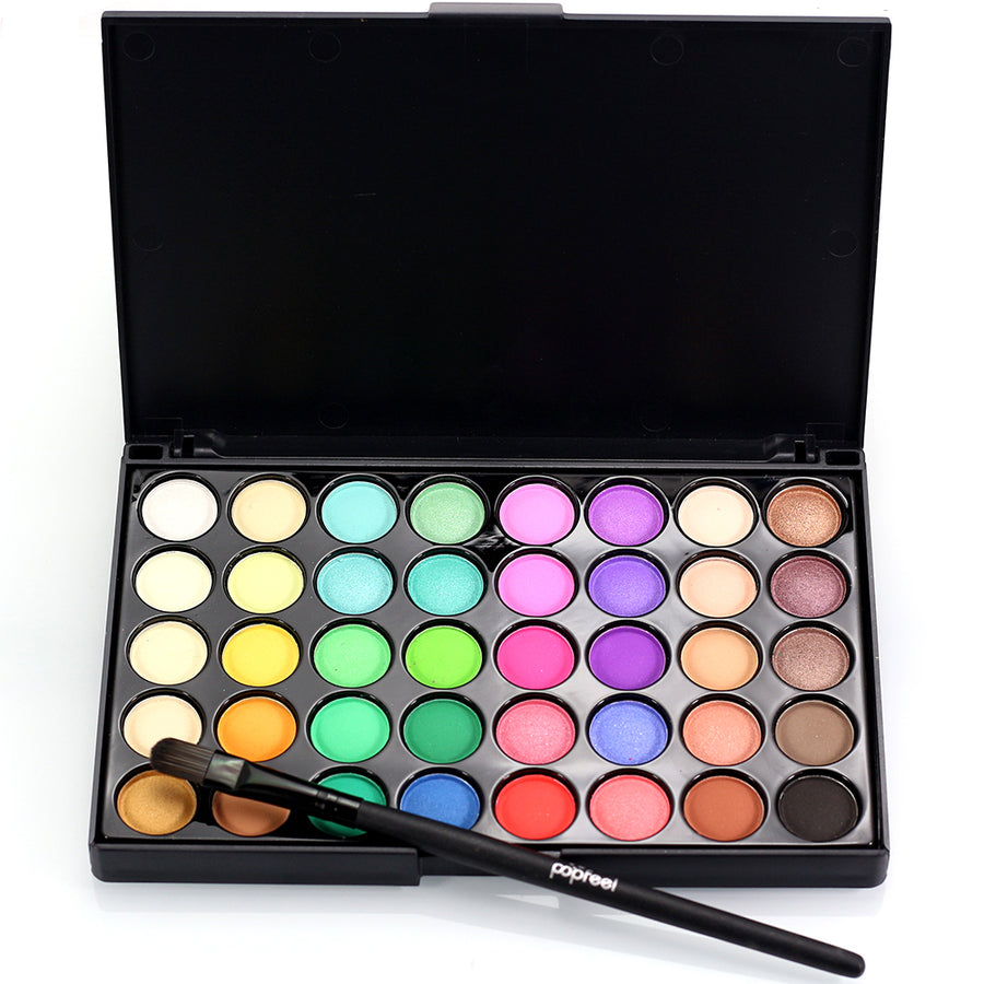 40 Colors Makeup Eyeshadow Palette Image 1