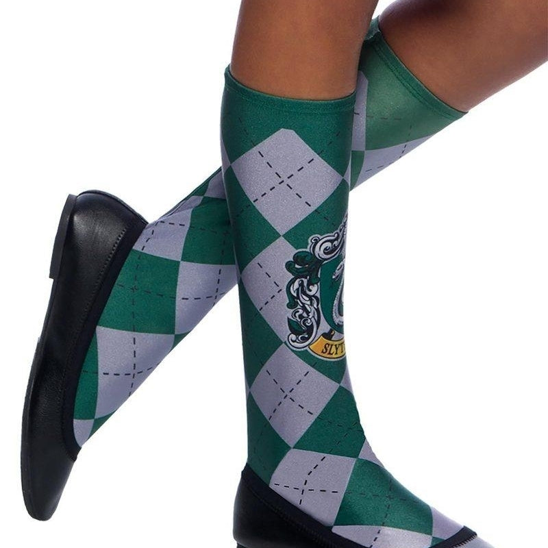 Harry Potter Socks Slytherin replacedstart adult costume replacedfinish Accessory Rubies Image 1