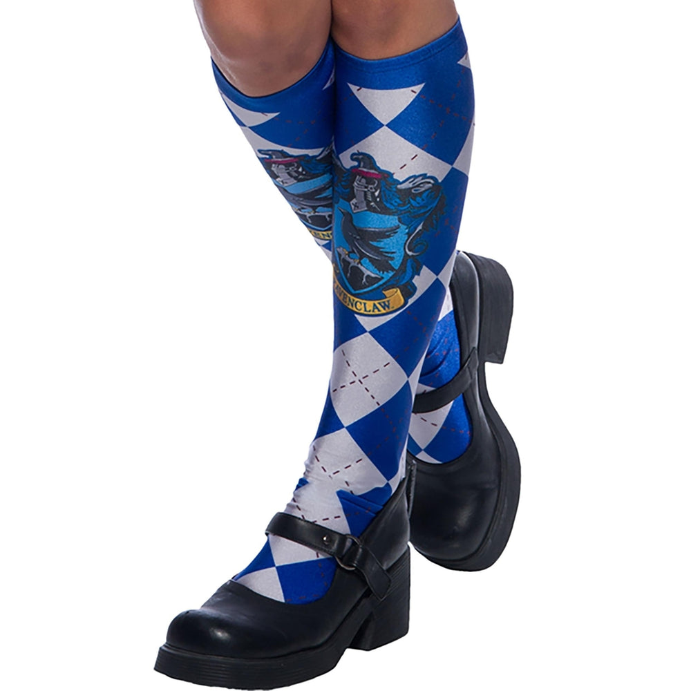 Harry Potter Ravenclaw Socks replacedstart adult costume replacedfinish Accessory Rubies Image 2