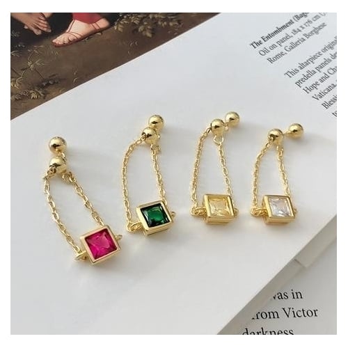 Light luxury chain ring colorful ring adjustable Image 1