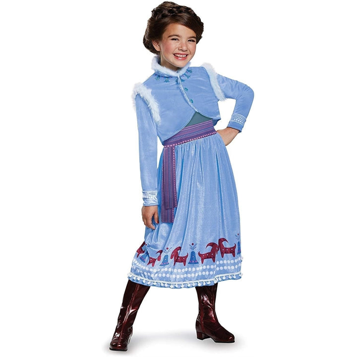 Frozen Anna Adventure Deluxe Girls size XS 3T/4T Costume Disney Dress Jacket Disguise Image 1
