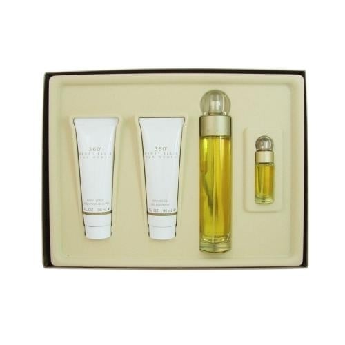 GIFT/SET 360 4 PCS.  3.4 FL By PERRY ELLIS For WOMEN Image 1