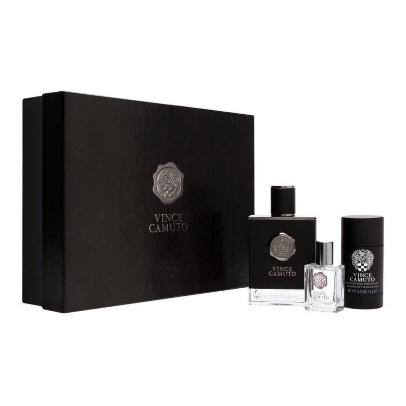 GIFT/SET VINCE CAMUTO BLACK 3 PCS. 3. By VINCE CAMUTO For MEN Image 1