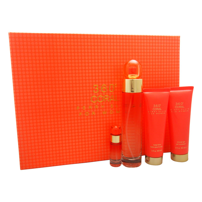 GIFT/SET CORAL PERRY ELLIS 4 PCS. INCLUDES 3.4 FL By PERRY ELLIS For WOMEN Image 1