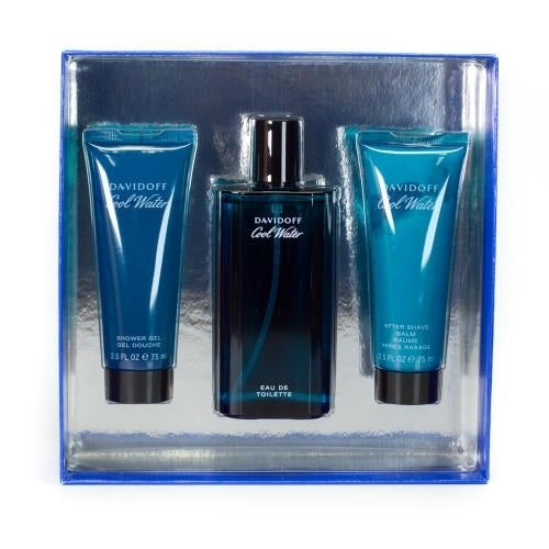 GIFT/SET COOL WATER 3 PCS.  4.2 FL By DAVIDOFF For M Image 1