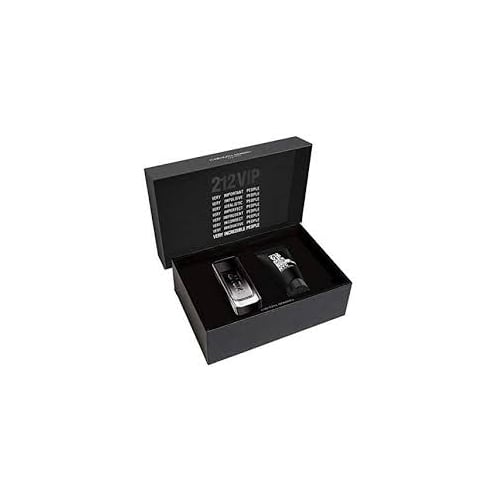 GIFT/SET 212 VIP BLACK 2 PCS. BY CAROLINA HERRERA 3. By CAROLINA HERRERA For M Image 1